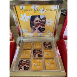 Box de 9 chocolats au lait