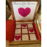Box de 9 chocolats au lait